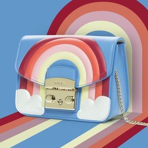 Furla rainbow crossbody bag